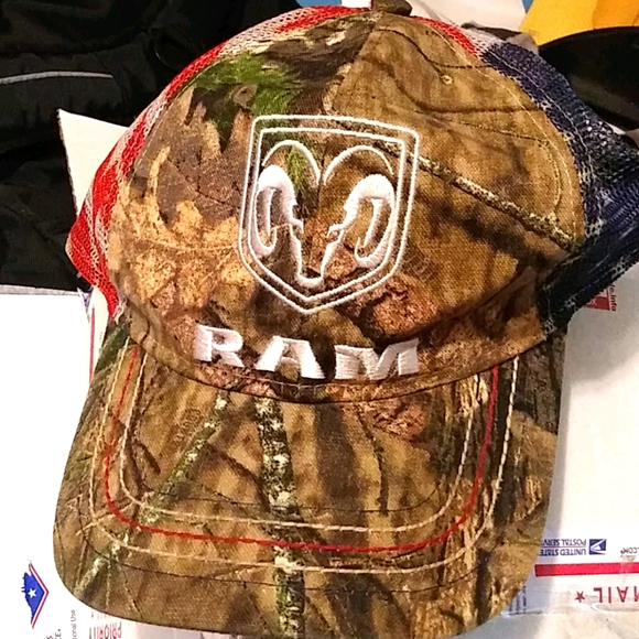 Dodge Ram Other - Dodge Ram Camo/USA flag adjustable baseball cap